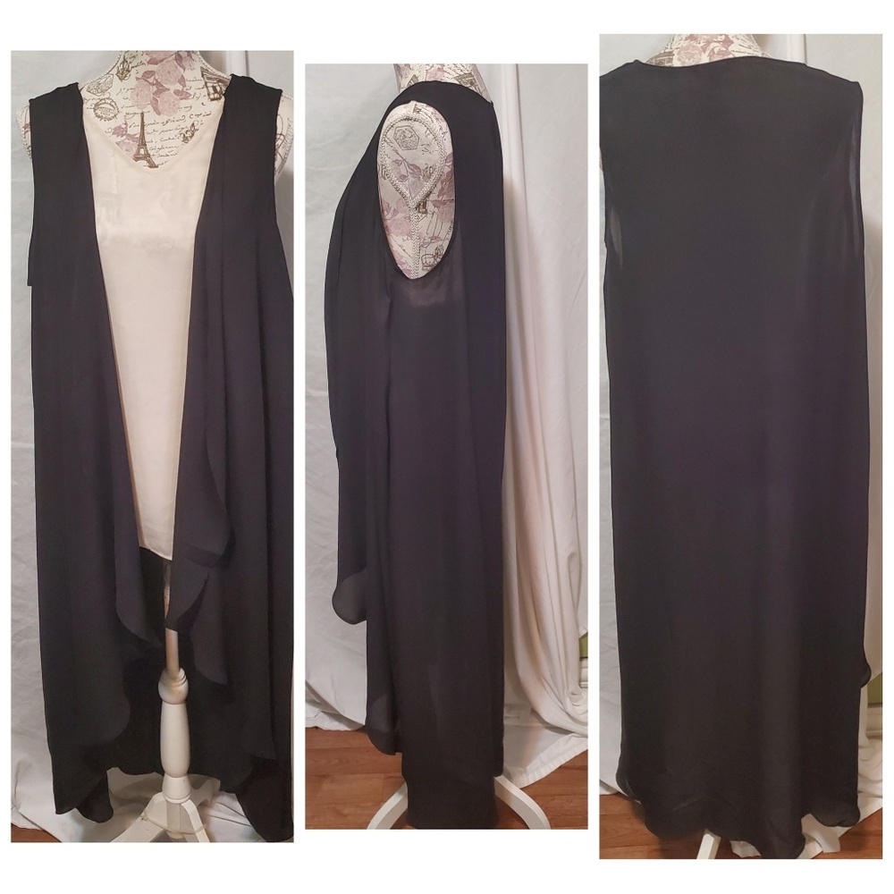 Sami& Jo plus 2x black duster with attached cami
